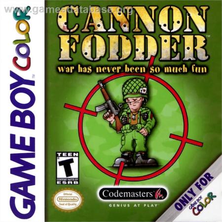 Cover Cannon Fodder for Game Boy Color